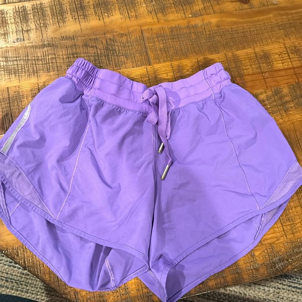 Purple size 4 Lulu shorts